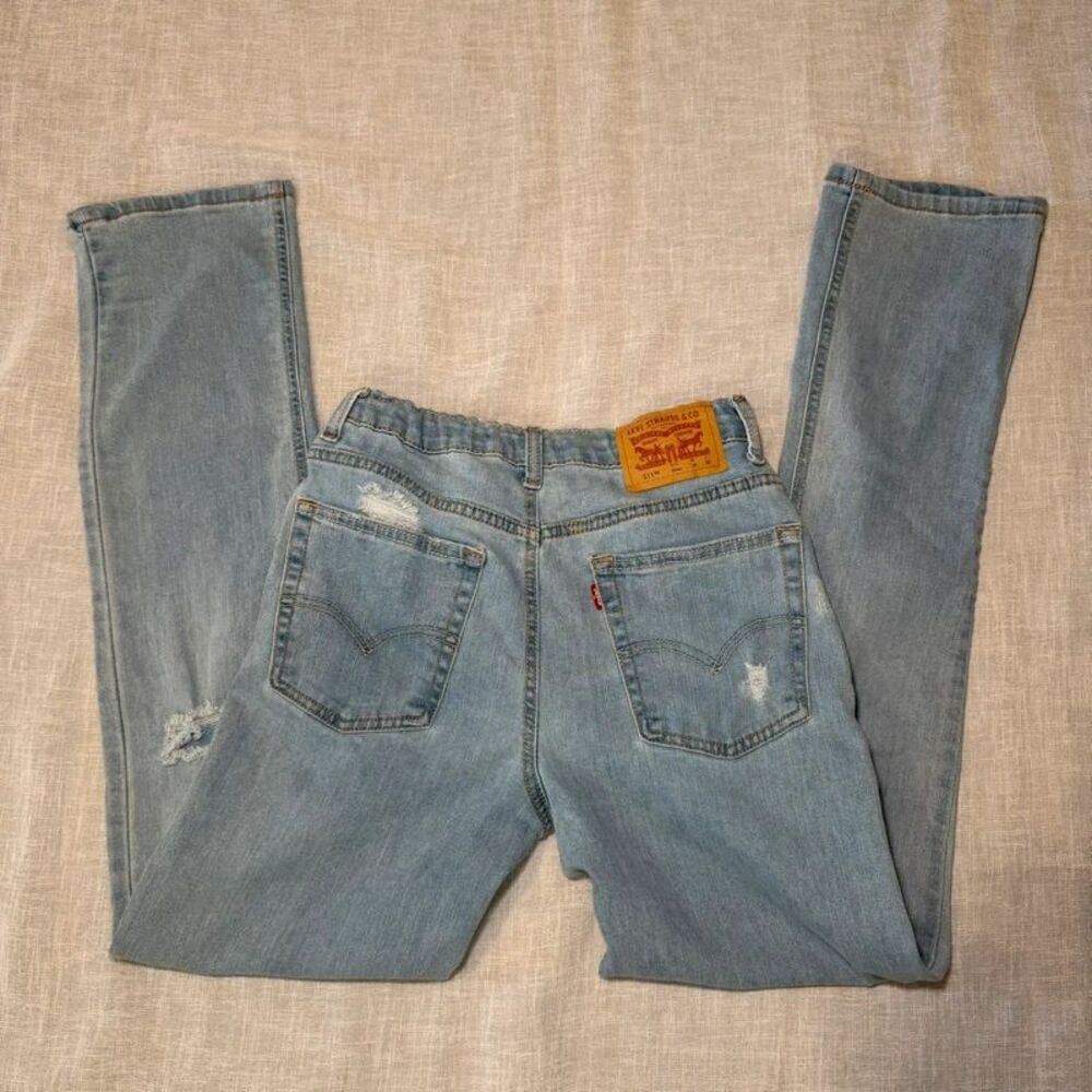 Levi's Boys Blue Jeans 511 Slim Fit